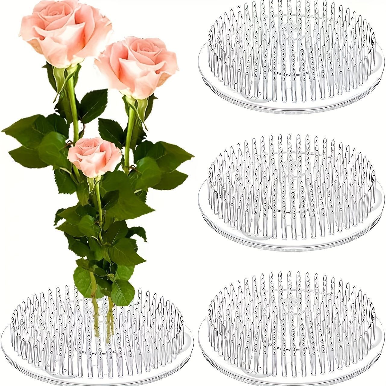Florist Supply Bulk - Round Ikebana Stem Holder Suction Cup