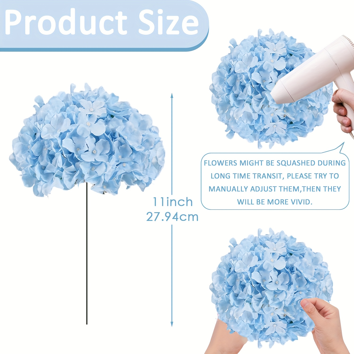 63pcs Artificial Hydrangea Flo - Florist Supply Bulk 评论和价格