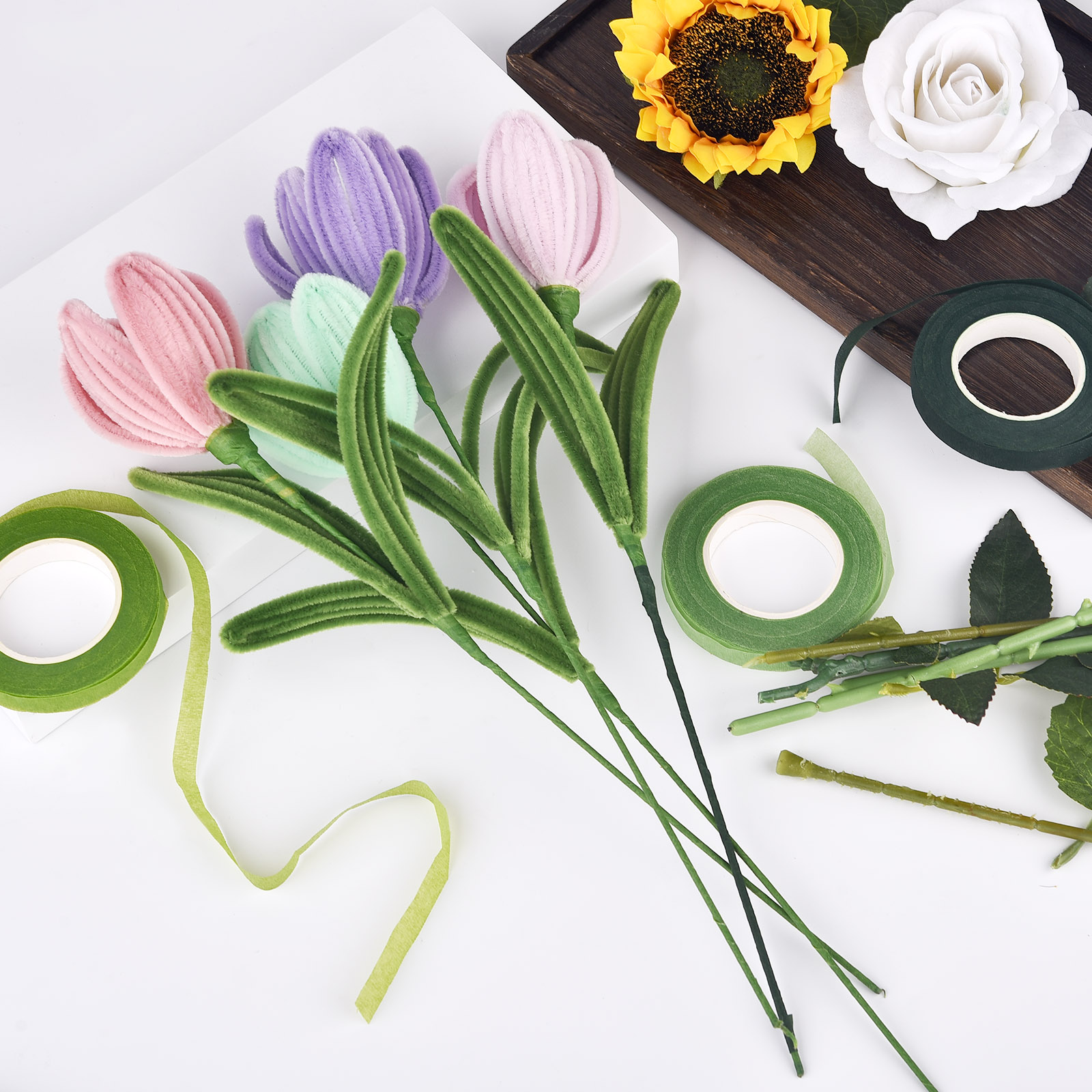 30yards Floral Stem Tape Corsa - Florist Supply Bulk 评论和价格