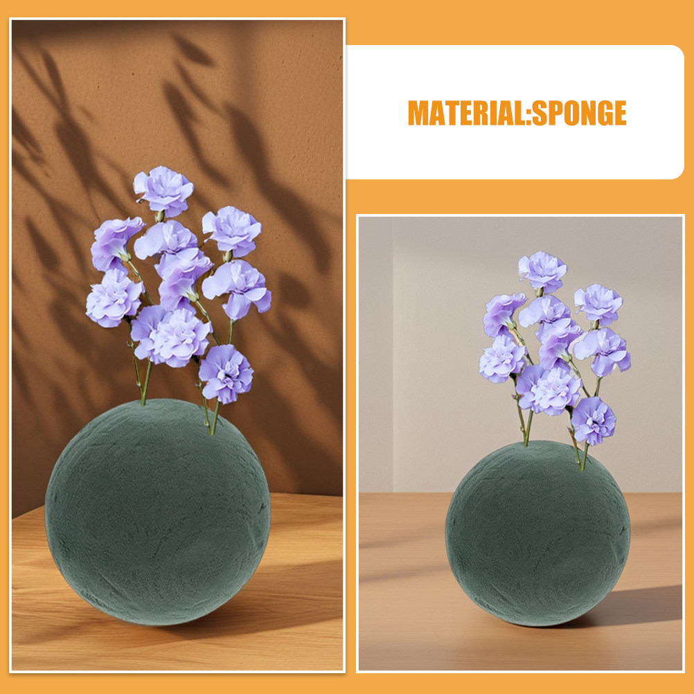 2Pcs Floral Foam Round Reusabl - Florist Flower Supply 评论和价格