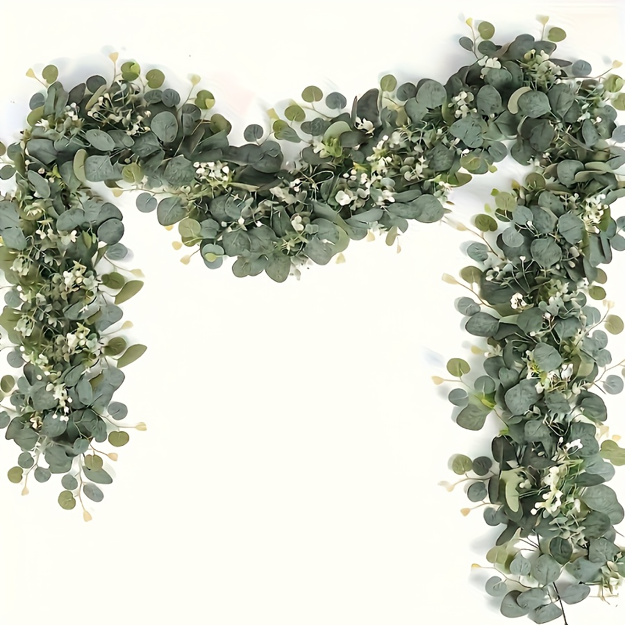 Artificial Eucalyptus Wreath F - Eucalyptus Preserved 评论和价格
