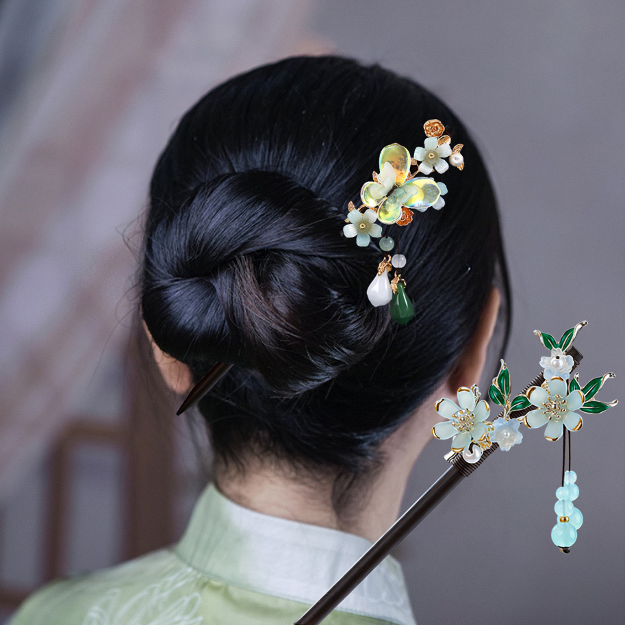 Wood Tassel Step Shaking Hair  - Supply Florist 评论和价格